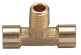 JobSmart J1274 1/4 in. Brass Tee Fitting, J1274