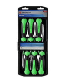 JobSmart LC220601 Go-Thru Screwdriver Set, Slotted and Phillips, 6 Piece