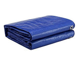 JobSmart LDBL1220 Reversible Light-Duty Poly Tarp, 12 ft. x 20 ft., Blue