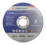 JobSmart QJT210713012 Metal Cut-Off Wheel Set for Angle Grinder 4-1/2", 25 pcs.
