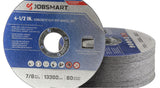 JobSmart QJT220308001 Concrete Cut-Off Wheel Set for Angle Grinder 4-1/2" 25 pcs