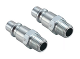 JobSmart STM8T022 3/8 in. I/M Plug 1/4 in. Male NPT Plugs, 300 PSI, 2 Pack