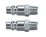 JobSmart STM8T022 3/8 in. I/M Plug 1/4 in. Male NPT Plugs, 300 PSI, 2 Pack