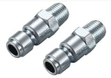 JobSmart STM8T025 3/8 in. Auto 1/4 in. NPT Male Quick Plug, STM8T025