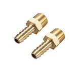 JobSmart STM8T056 Brass 3/8" Hose End 3/8" Male NPT, Up to 300 PSI, 2 Pack