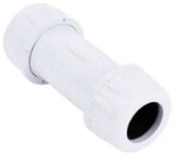 LDR Industries 511-43-1-1B PVC Comp Couplings 1 inch White