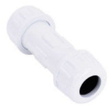 LDR Industries 511-43-34-34B PVC Comp Couplings 3/4 inch White