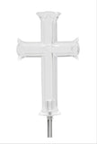 Lux-Landscape SLR9102AS 3 ft. 3 Lumens Solar-Powered Cross Light