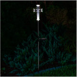 Lux-Landscape SLR9102AS 3 ft. 3 Lumens Solar-Powered Cross Light