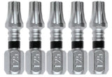 Makita E-00636 - 5 pc. Impact XPS T25 Torx 1 in. Insert Bits