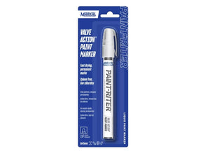 MARKAL 96844TS Weather Resistant Valve Action Liquid Paint Marker, White