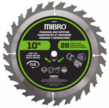 Mibro 431720 Table and Miter Circular Saw Blade Set, 2 Pack