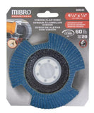 Mibro 969121 Metal Grinding Vision Flap Disc 4 1/2" x 7/8"