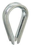 Hillman Hardware Essentials Heavy-Duty Zinc Plated Steel Rope Thimble 3/16 in.