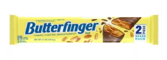 Nestle 13152 Butterfinger King Size Candy Bar 3.7 oz. Share Pack, Pack of 1