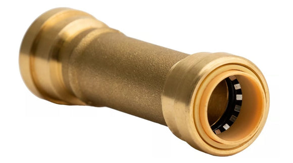 ProBite LF827R 3/4 in. Push-to-Connect Brass Slip Repair Coupling Fitting, Brass Material