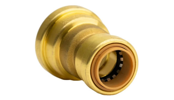 ProBite LF841R 3/4 in. x 1/2 in. Push-to-Connect Brass Reducing Coupling Fitting, Brass Material