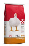 Purina 3004765-305 Non-Medicated Meat Bird Crumbles Poultry Feed, 40 lb. Bag