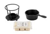 Red Shed ET22CM026 Cast Iron Wax Warmer All-in-1 Set