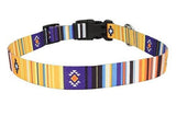 Retriever 06927 Q ASZ26 Adjustable Aztec Stripes Dog Collar - 5/8 x 12-18in.