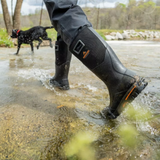 Ridgecut RC211TS Men's Farmsteader Neoprene and Rubber Boots, Black, Size 9