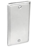 Southwire G19290-UPC Galvanized Steel Blank Box Cover, 4.24" High x 2.38" Wide