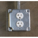 Southwire G19380-UPC Handy Duplex Receptacle Box Cover, 4 in. x 2-1/8 in.