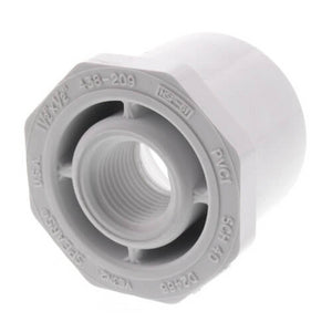 Spears 438209 1.5" X 0.5" PVC Schedule 40 Reducer Bushing 438-209