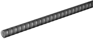 SteelWorks 11802 Weldable Hot-Rolled Steel Rebar (1/2" x 3')