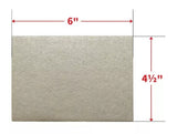 SuperSliders Self Adhesive Gorilla Glue Felt Furniture Pads 4.5"x 6" - 2 pcs.