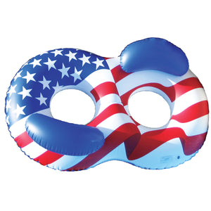 Swimline 90413SL 65" x 45" Americana Conversation Swim Rings