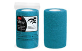 SyrFlex 1410BK Teal-Colored Cohesive Flexible Bandages, 4 in, 2 in wide