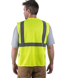 Walls Outdoor Goods YE119VY9 Hi-Vis Yellow ANSI II Mesh Safety Vest, Large