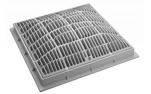 Waterway 6424720V 12" X 12" Replacement Universal Grate - White