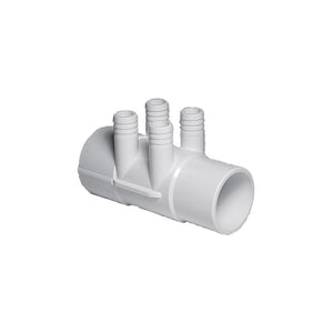 Waterway 6727140 2" x 2" x 3/4 in 4 PVC Outlet Barb Manifold Spigot