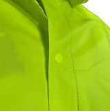 Blue Mountain Unisex Polyester Hi Vis Green Rainsuit Jacket and Bib Set, Medium