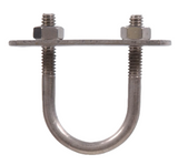 Hardware Essentials 320874 Stainless Steel Fg U-Bolt, 1/4 inx2 inx1-1/8 in, 1-PC