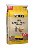 Producer's Pride 3005205-206 16% Layer Mini Pellets Chicken Poultry Feed, 50 lb.