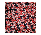 Carolina B22AME-050115 Hav-A-Hank Tossed American Flag Bandana 22"x22"