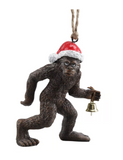 Red Shed JXF23181 Ceramic Bigfoot Christmas Tree Ornament
