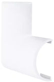 Commercial Electric A58W 1/2 Round Channel Flat 90-Degree Elbow