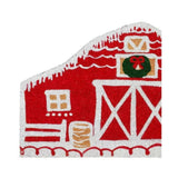 Red Shed 25F04392RL Snowy Barn Coir Christmas Door Mat, 32 in.