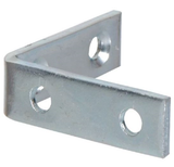 Hardware Essentials 851117 Corner Braces Steel Zinc 2" x 5/8", 4 Pack