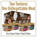 Fancy Feast Purina Savory Centers Pate Wet Cat Food Variety Pack, 3 oz, 12 Cans