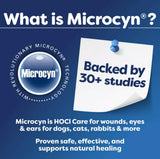 Microcynah Wound and Skin Care Hydrogel for dogs, horses, cats & birds- 16 oz.