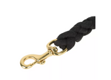 DuMOR T-99-2156-S4 Polyester Horse Lead with Bolt Snap, 1 in. x 10 ft., Black
