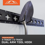 SmartStraps 1707 Dual Arm Tool Hook for E-Track and X-Track, Zinc Plated