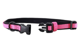 Retriever 15422 Q AQB18 Polyester Adjustable Soft Dog Collar, Pink, 1 x 18-26in.