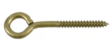 Hardware Essentials 322623 Gold Fg Lag Eye Bolt, 5/16 in. x 4 in., 1-Pc