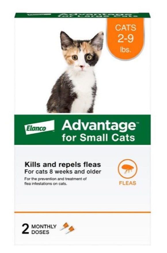 Advantage 90211107 Liquid Fleas Topical Treatment for Small Cats 2-9 lb.